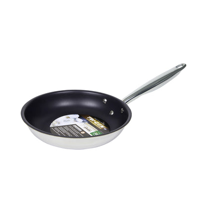 TGFP-7PR - TRI-GEN, 7" Fry Pan, Pro-Release Non-Stick, Tri-ply, Induction Ready, 18/8 SS, NSF, PFAS-Free