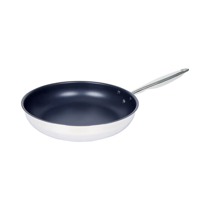 TGFP-10PR - TRI-GEN, 10" Fry Pan, Pro-Release Non-Stick, Tri-ply, Induction Ready, 18/8 SS, NSF, PFAS-Free