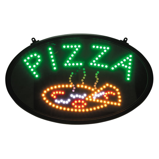 LED Sign, "Pizza", 3 Pattern, Dust Cover