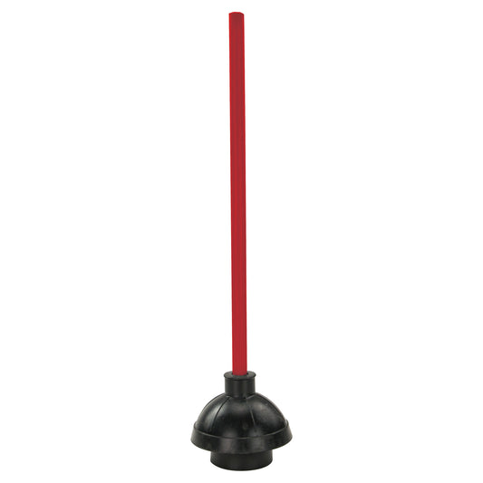 19" Toilet Plunger with Wooden Handle