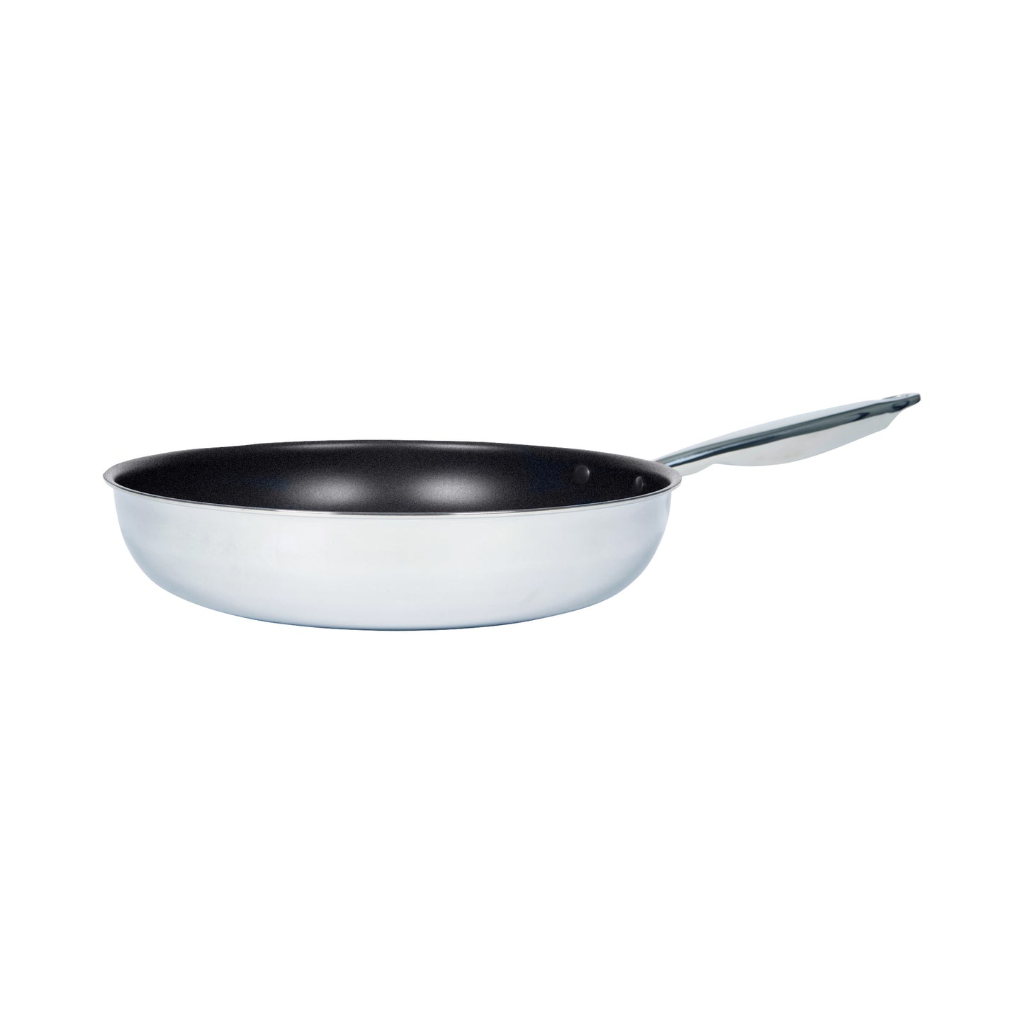 TGFP-12NS - Tri-Gen Tri-Ply Stainless Steel Fry Pan, Non-Stick - 12" Dia