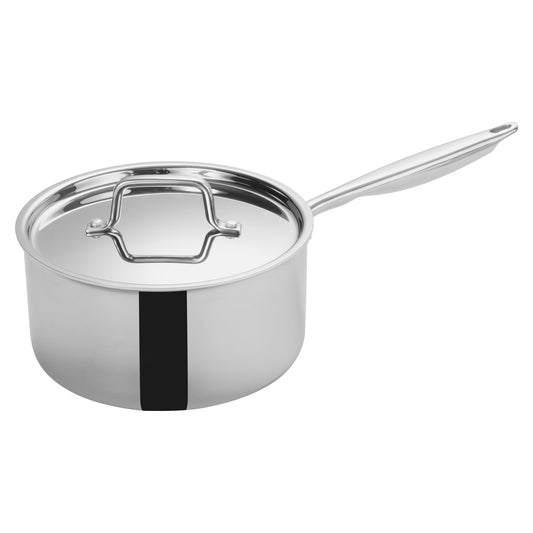 Tri-Gen Tri-Ply Stainless Steel Sauce Pan with Cover - 4-1/2 Quart