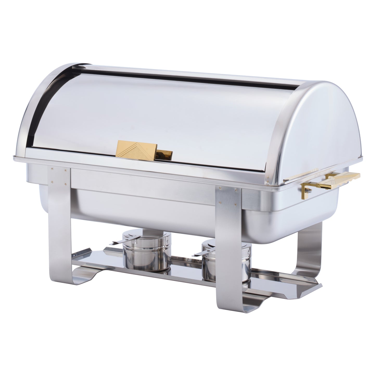 C-5080 - Dallas 8 Quart Chafer, Roll-Top, Stainless Steel