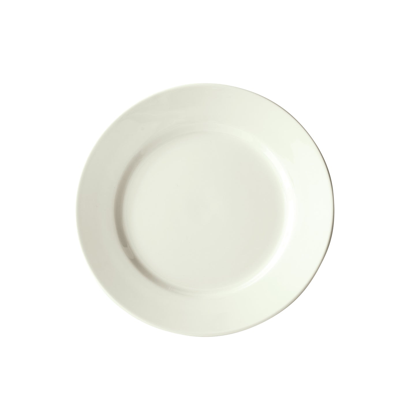 BPR-105RE-AW - Birkhall Porcelain Rolled Edge Plate, 10-1/2" dia. - American White (12 Pieces/Case)