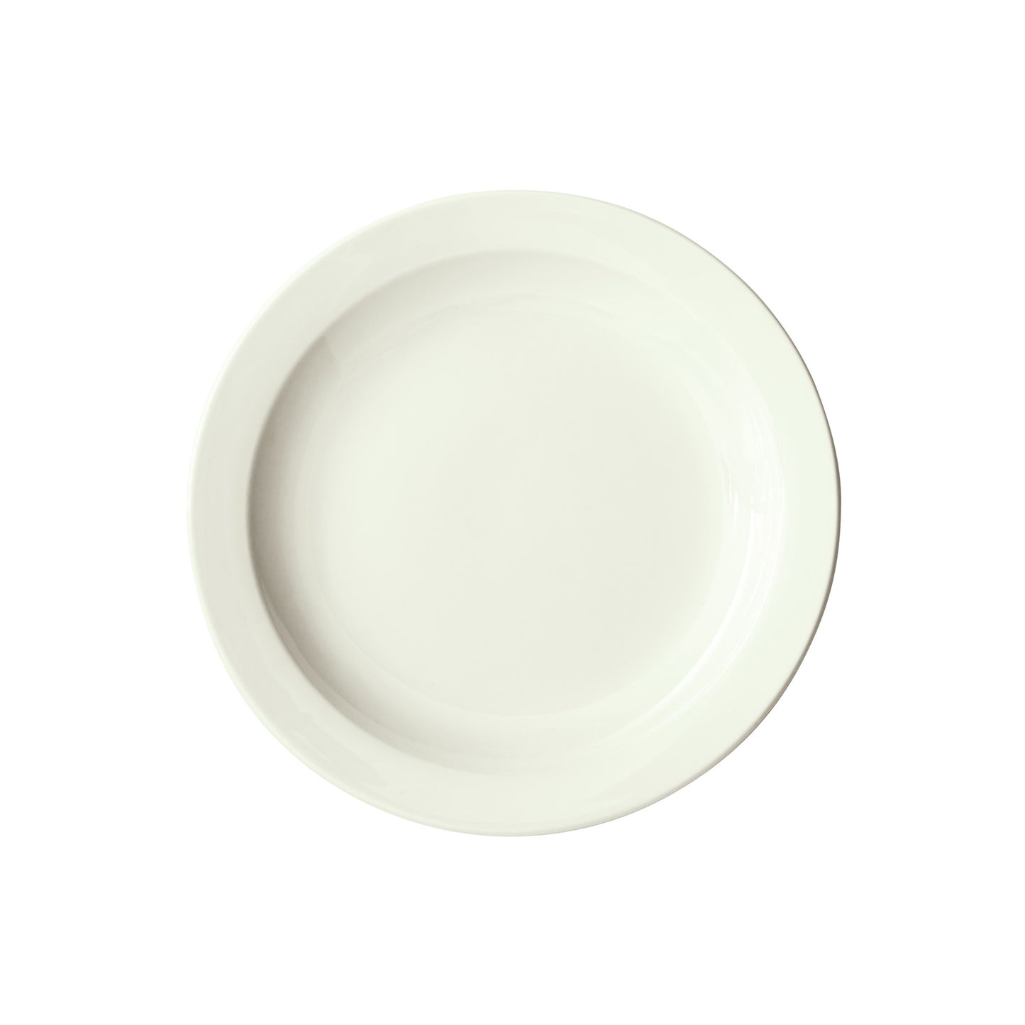 BPR-725NR-AW - Porcelain Narrow Rim Plate Porcelain - American White (36 Pieces/Case)