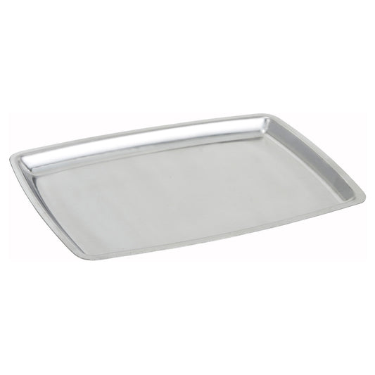 SIZ-11B - 11" x 7" Rectangular Sizzling Platter, Stainless Steel