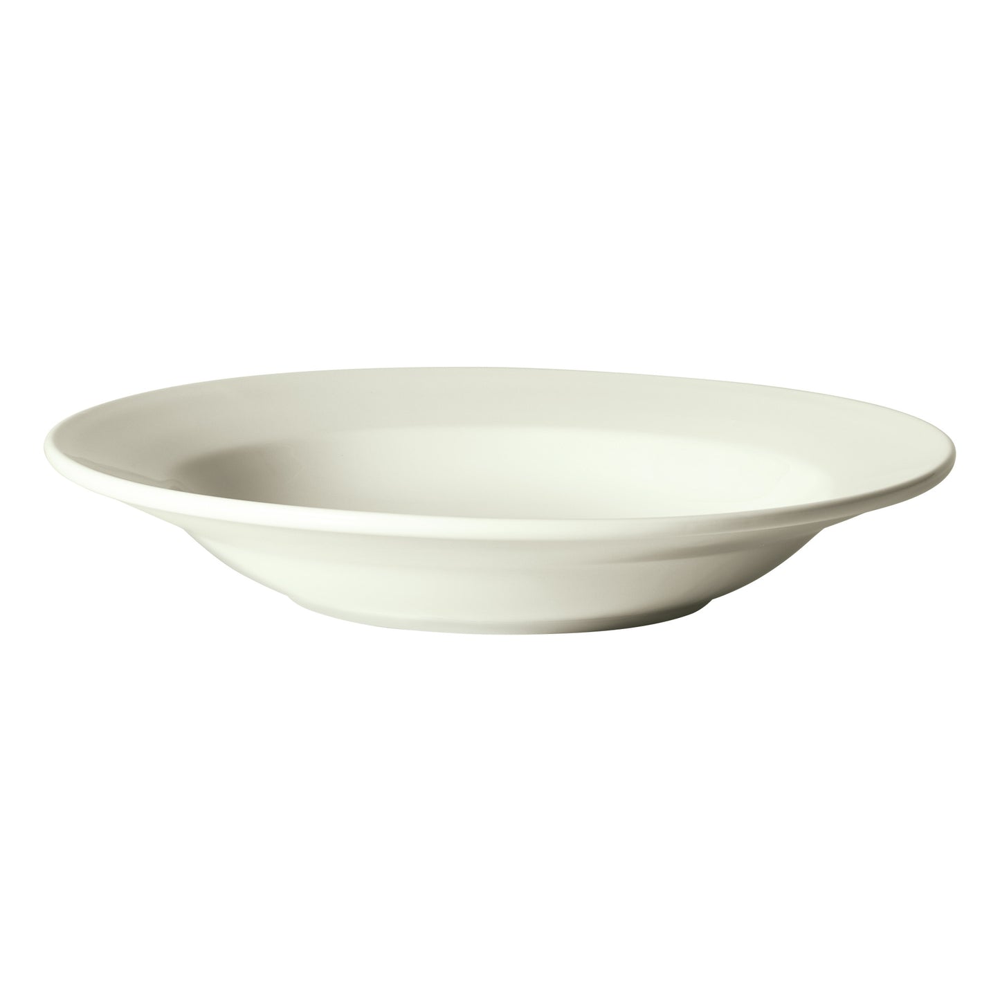 BSP-10RE-AW - Porcelain Rolled Edge Soup Plate, Porcelain - American White (24 Pieces/Case)