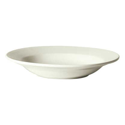 BSP-10RE-AW - Porcelain Rolled Edge Soup Plate, Porcelain - American White (24 Pieces/Case)