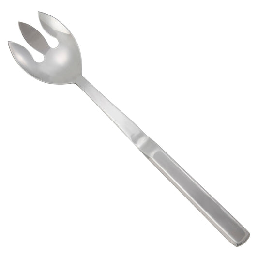 11-3/4" Notched Spoon, Hollow Handle, Stainless Steel