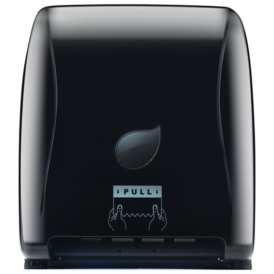Pur-Clean Auto-Cut Roll Towel Dispenser - Black