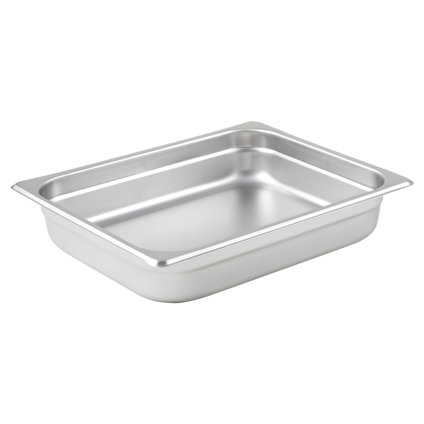 SPJM-202 - Anti-Jam Steam Pan, 24 Gauge Stainless Steel - Half, 2-1/2"