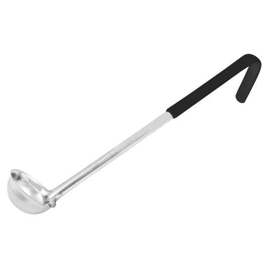 Winco Prime One-Piece Stainless Steel 4 oz Ladle