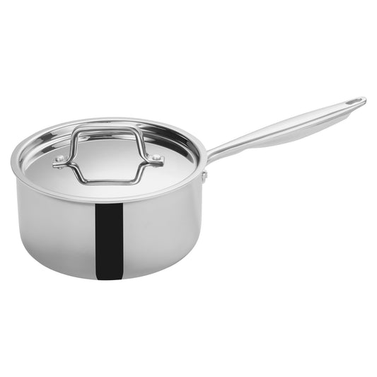 Tri-Gen Tri-Ply Stainless Steel Sauce Pan with Cover - 3-1/2 Quart