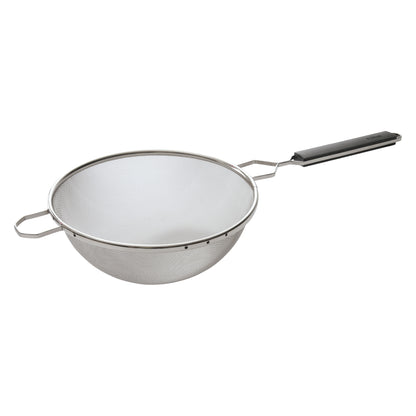 MSTP-10SM - 10-1/4" Single Medium Mesh Strainer with Plastic Handle