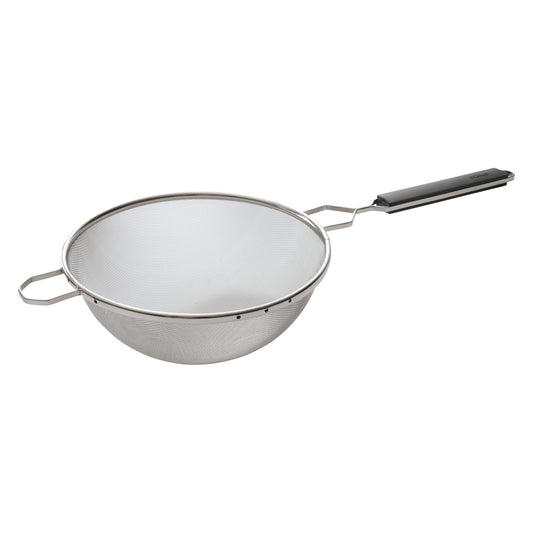 MSTP-10SM - 10-1/4" Single Medium Mesh Strainer with Plastic Handle