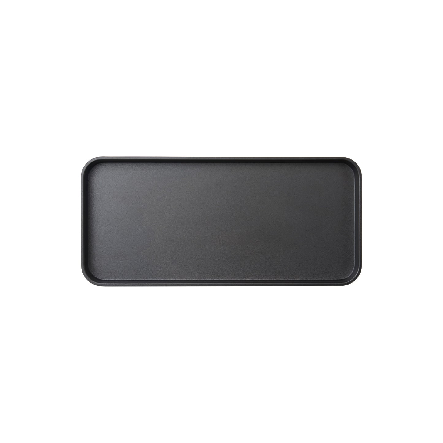 MMP-1306K - Melamine Platter, 13in L x 6in W x 1in H, Black