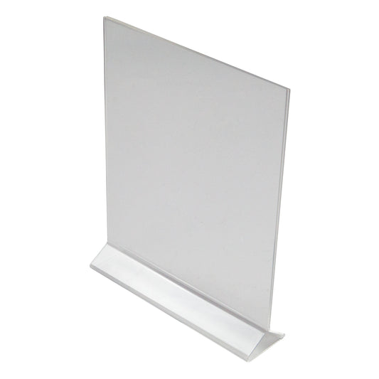 Double-Sided Clear Acrylic Menu Stand - 8" x 11"
