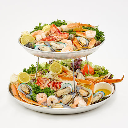 Aluminum Seafood Trays, 1-1/2" High - 12"