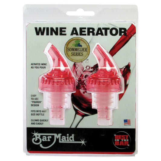 Bar Maid Professional Wine Aerator - 2 Pieces/Pack