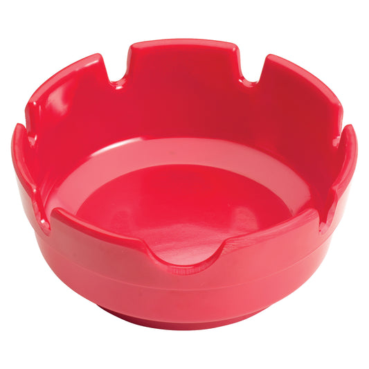 Plastic Stackable Ashtray - Red