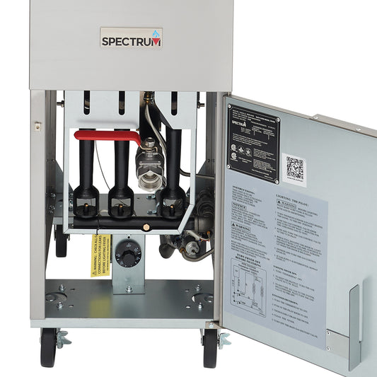 NGGF-40-NG - Spectrum Gas Deep Fryer, 40lb, 3-Tube, Natural Gas