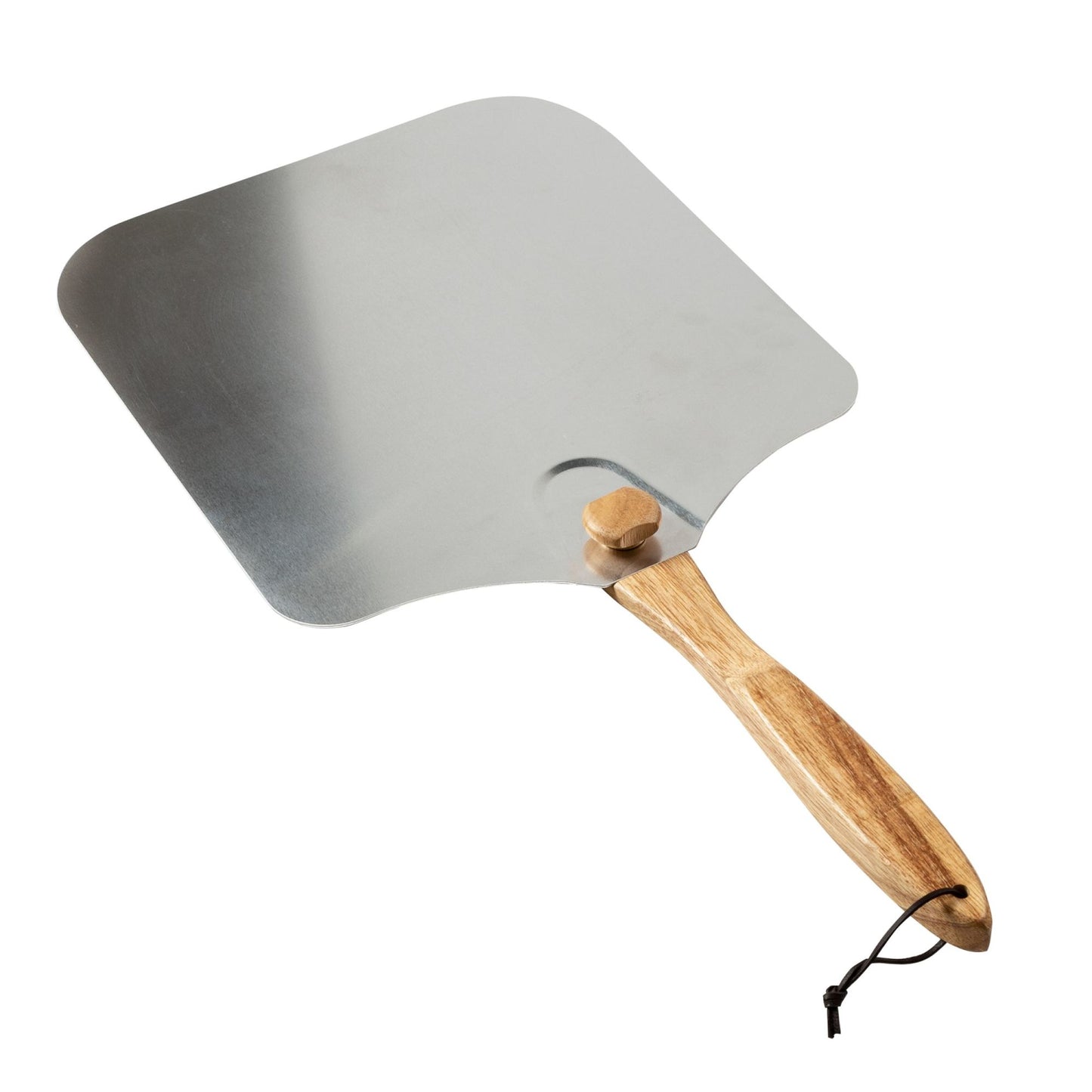 KCH-08436 - Old Stone Aluminum Pizza Peel with Folding Handle, 14" x 16"