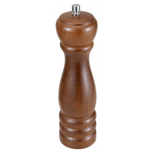 8" Peppermill, Russet Brown Wood