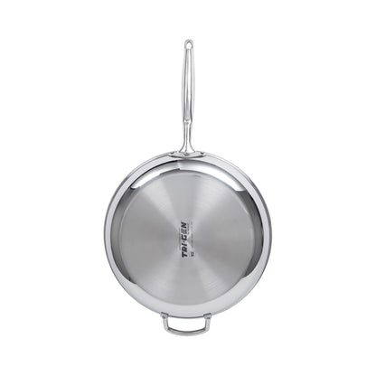 TGFP-14NS - Tri-Gen Tri-Ply Stainless Steel Fry Pan, Non-Stick - 14" Dia