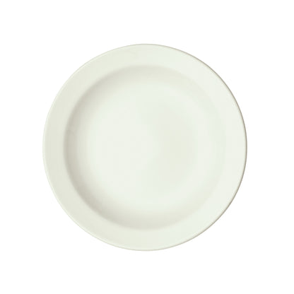 BPR-638NR-AW - Porcelain Narrow Rim Plate Porcelain - American White (36 Pieces/Case)