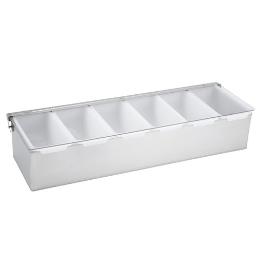 Condiment Holder with Stainless Steel Base - 6