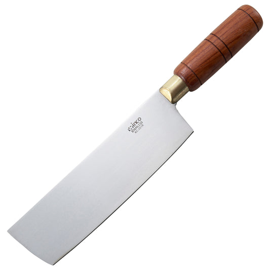 Chinese Cleaver with Wooden Handle, 7" x 2" Blade