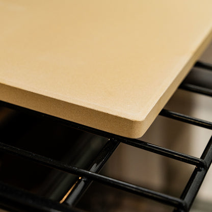 KCH-09011 - Old Stone Cordierite Rectangle Pizza Stone, 14" x 16"