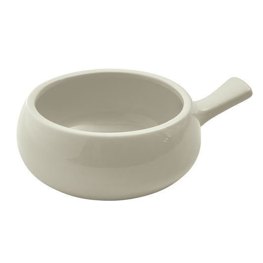 OSC-16-AW - Porcelain Onion Soup Crock with Handle, 16 oz (24 Pieces/Case)