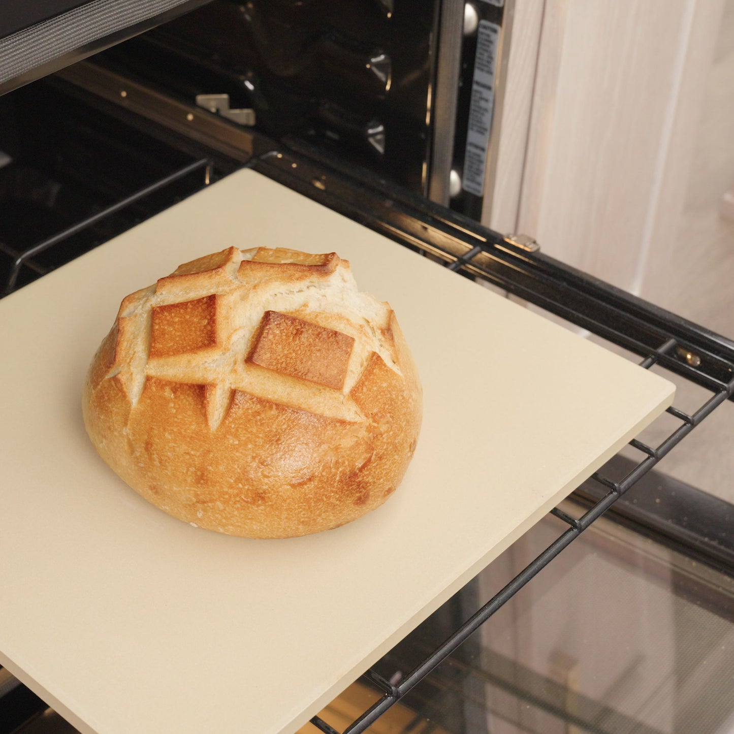 KCH-09011 - Old Stone Cordierite Rectangle Pizza Stone, 14" x 16"