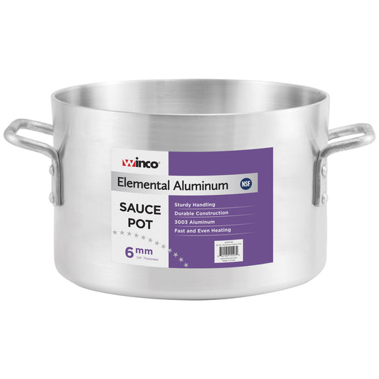 Elemental Aluminum Sauce Pot, 6mm - 26 Quart