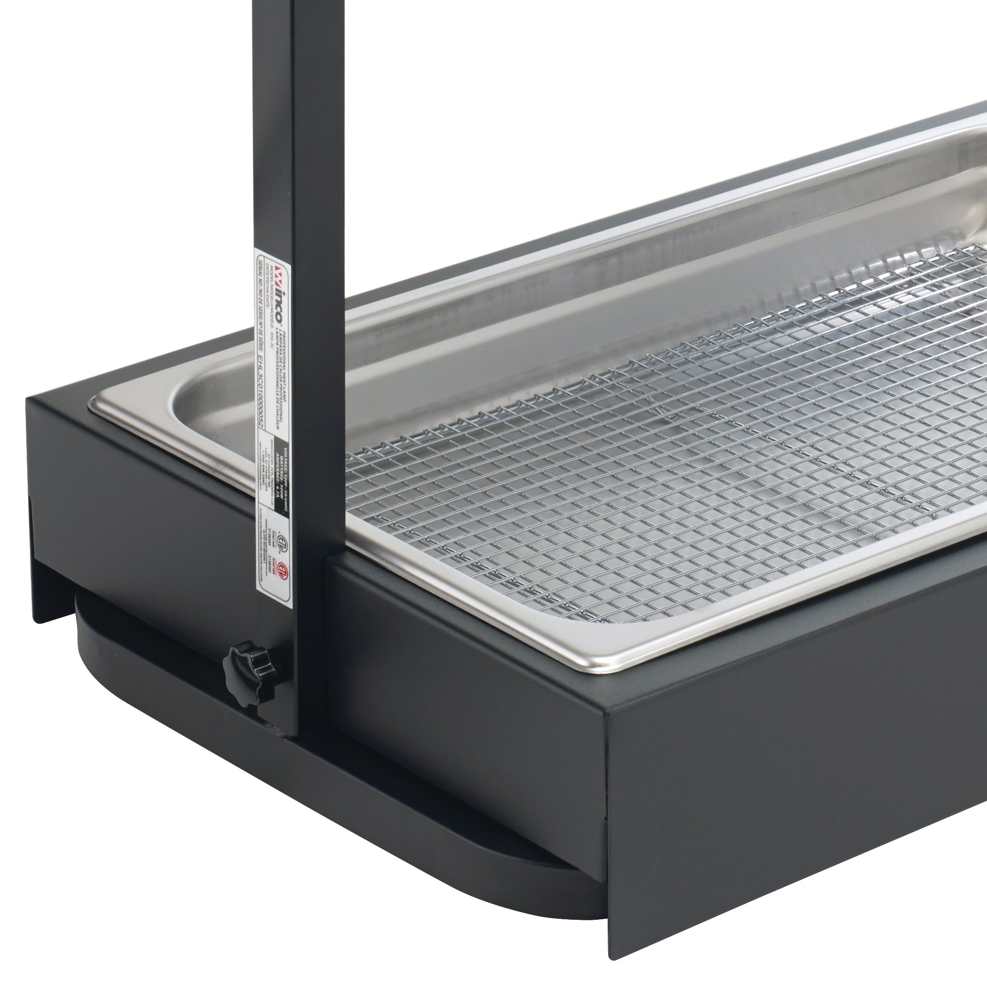 EHL-PH-B - Universal Dump Station Pan Holder, Black – Winco