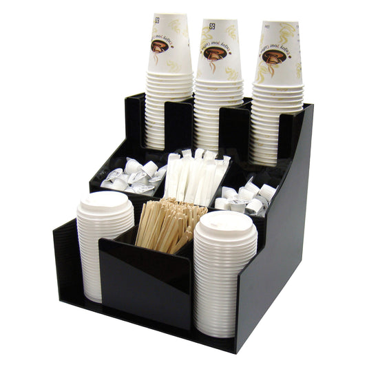 CLSO-3T - Cup and Lid Organizer, 9 Compartments