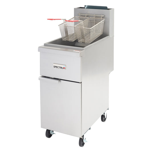 NGGF-40-LP - Spectrum Gas Deep Fryer, 40lb, 3-Tube, Liquid Propane