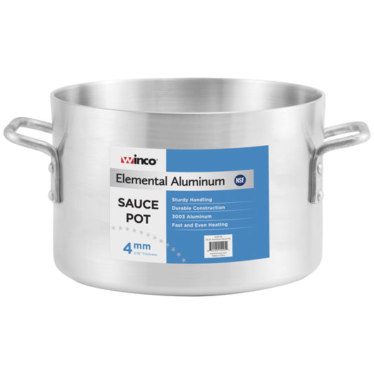 Elemental Aluminum Sauce Pot, 4mm - 14 Quart