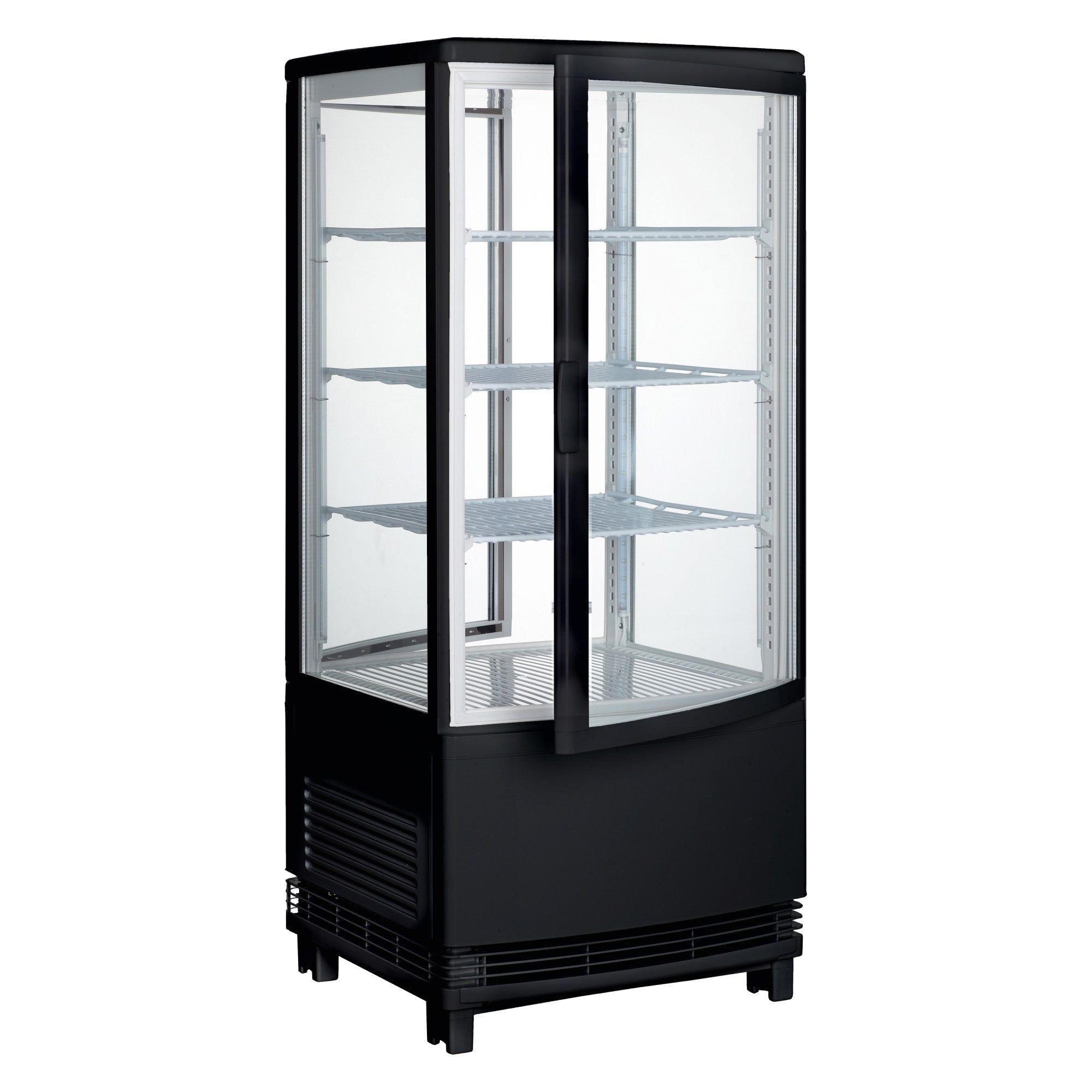 CRD-1K - Countertop Refrigerated Beverage Display - Black – Winco