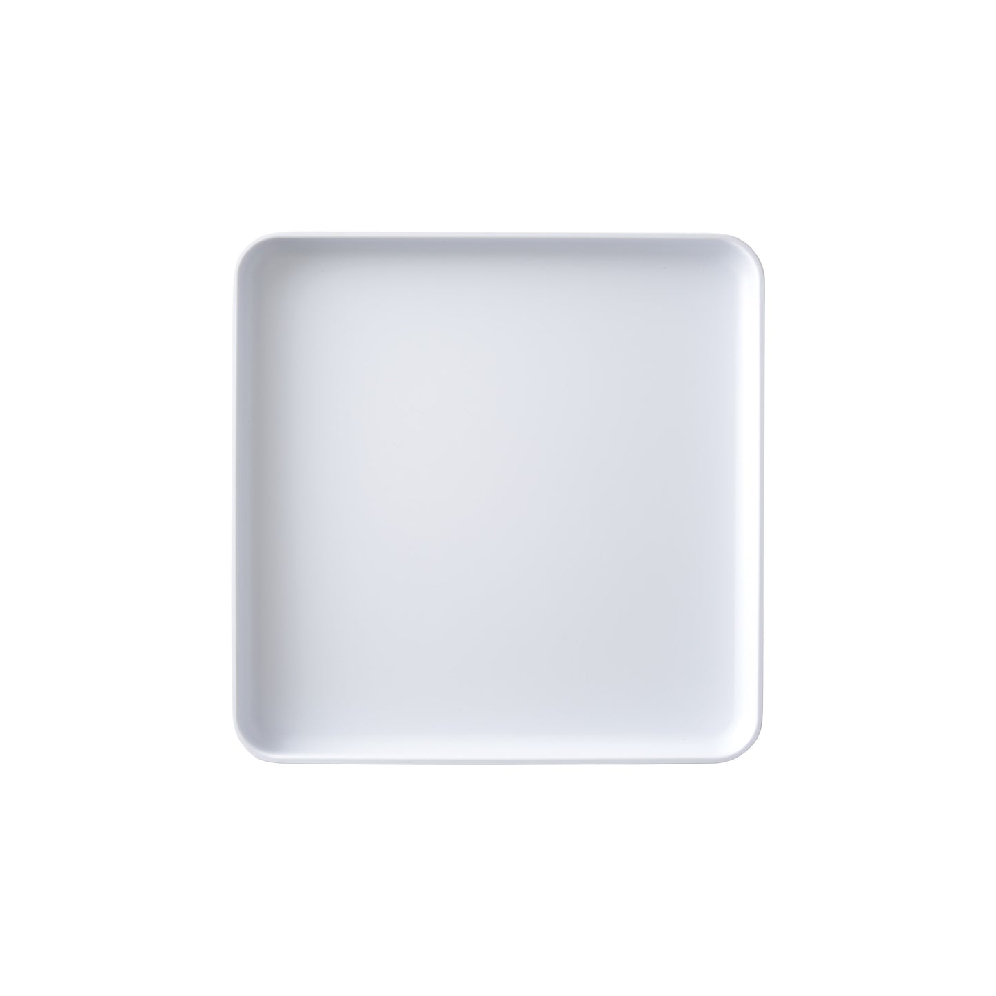 MMP-1111W - Melamine Platter, 11in L x 11in W x 1in H, Square, White