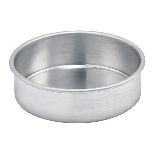 Round Layer Cake Pan, Aluminum - 6" Dia x 2" H