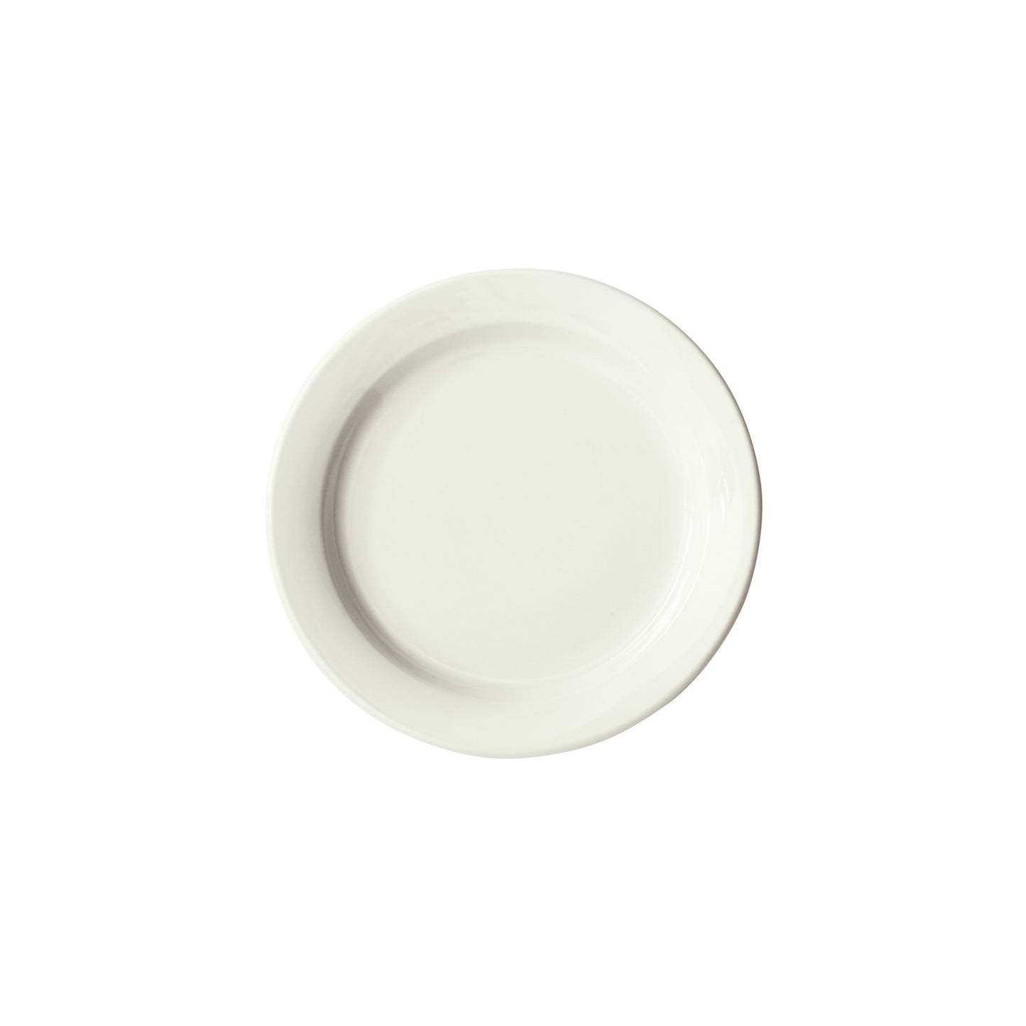 BPR-55NR-AW - Porcelain Narrow Rim Plate Porcelain - American White (36 Pieces/Case)