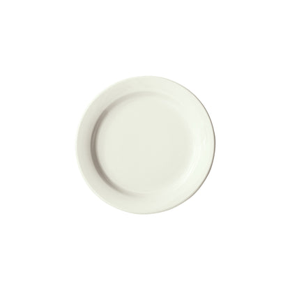 BPR-55NR-AW - Porcelain Narrow Rim Plate Porcelain - American White (36 Pieces/Case)