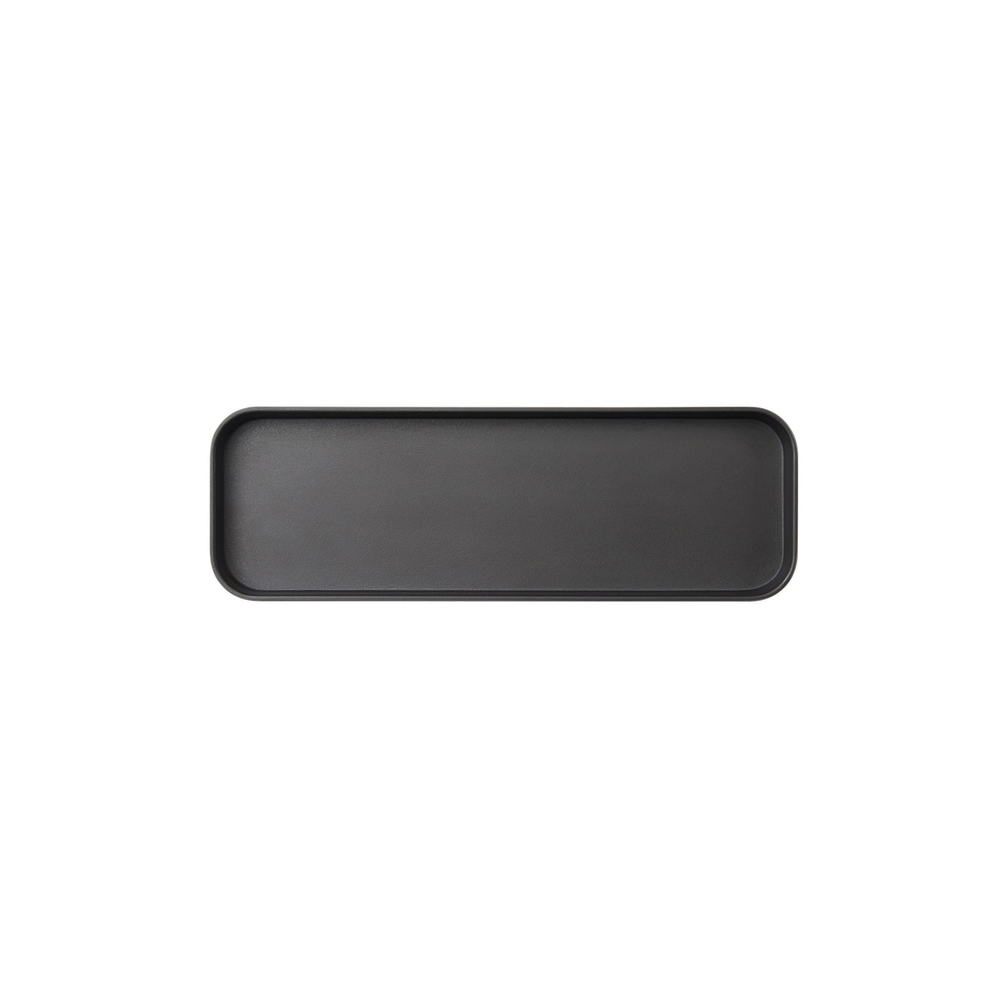 MMP-1204K - Melamine Platter, 12in L x 4in W x 1in H, Rectangular, Black
