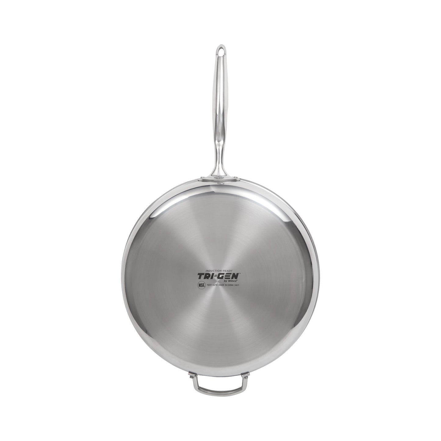 TGFP-14PR - TRI-GEN, 14" Fry Pan, Pro-Release Non-Stick, Tri-ply, Induction Ready, 18/8 SS, NSF, PFAS-Free