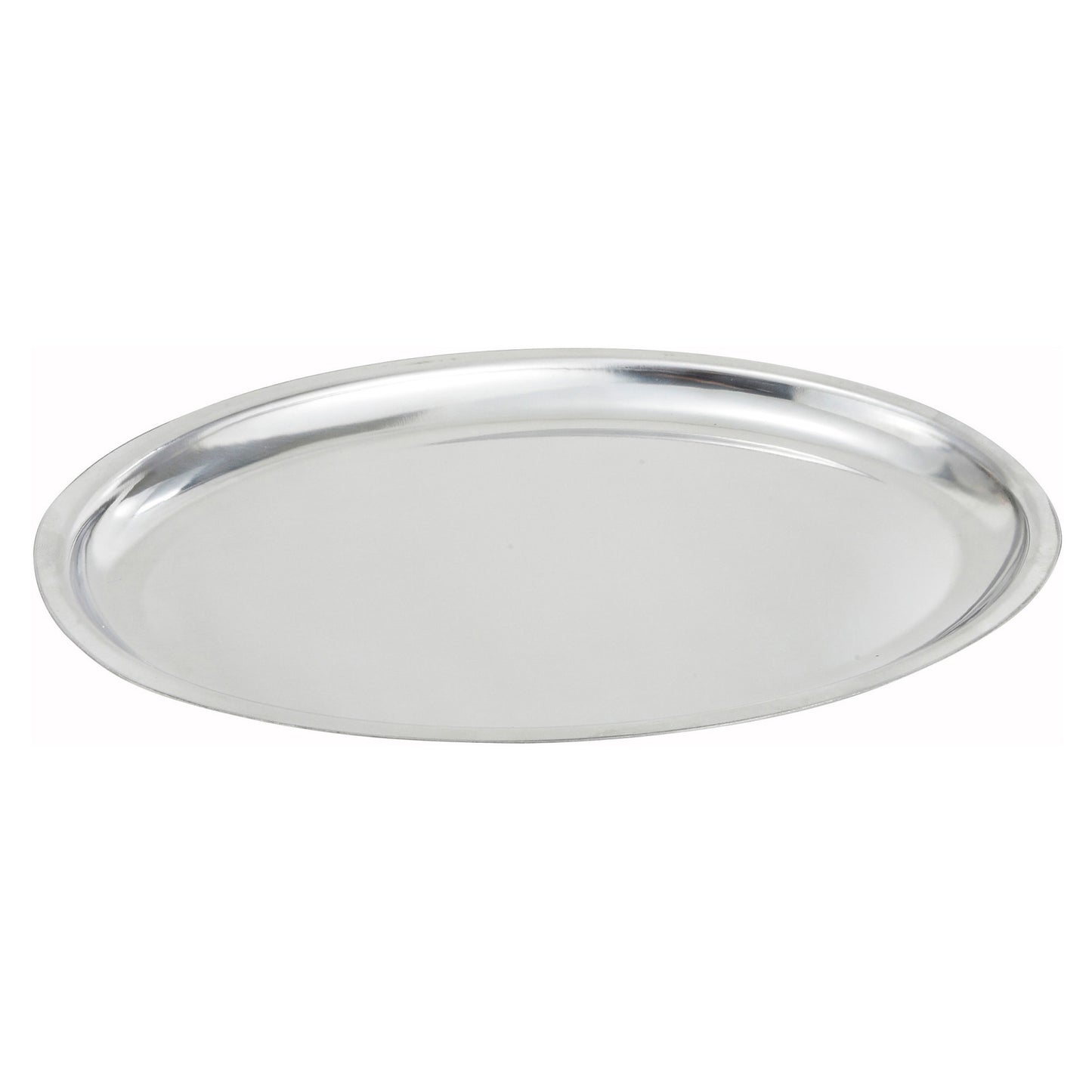 SIZ-11 - 11" Oval Sizzling Platter, Stainless Steel