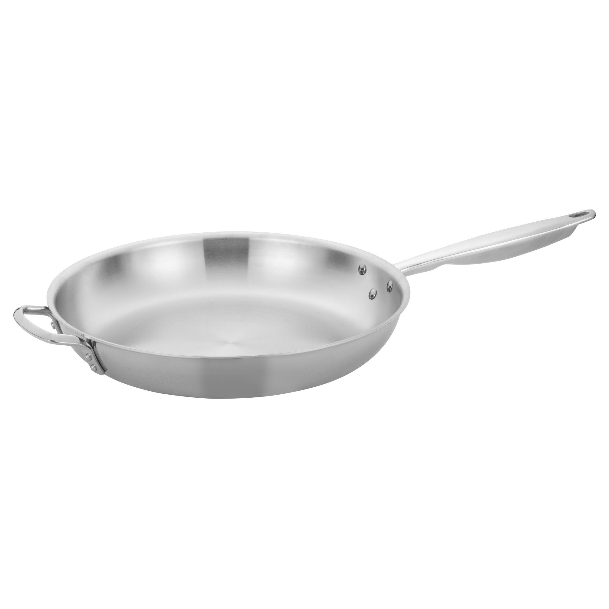 TGFP-14 - Tri-Gen Tri-Ply Stainless Steel Fry Pan, Natural - 14