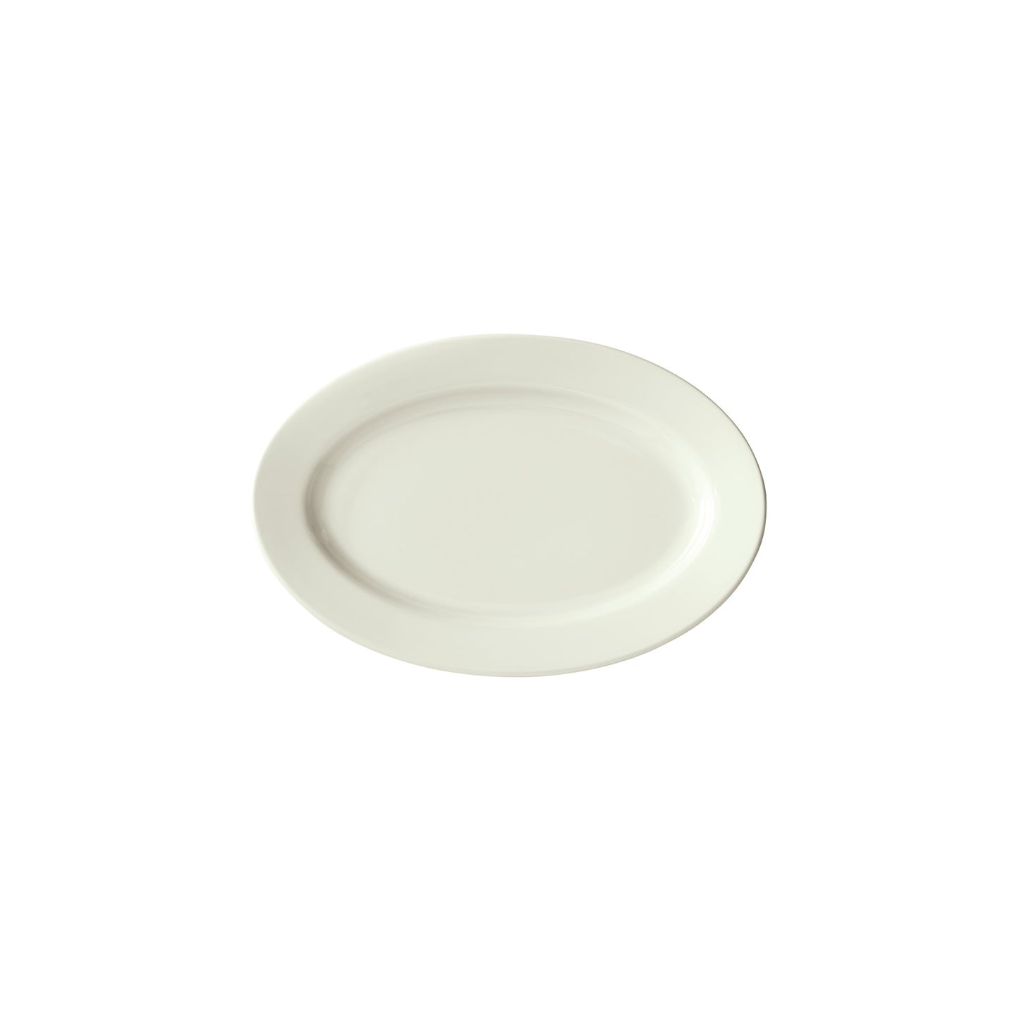 BPO-1175-AW - Birkhall Porcelain Rolled Edge Platter, 11-3/4"L x 7-7/8"W x 1"H - American White (12 Pieces/Case)