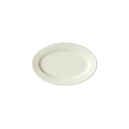 BPO-1175-AW - Birkhall Porcelain Rolled Edge Platter, 11-3/4"L x 7-7/8"W x 1"H - American White (12 Pieces/Case)